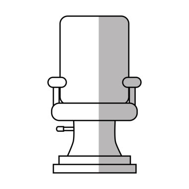 İzole sandalye saç salon tasarım