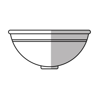 İzole kase tasarım