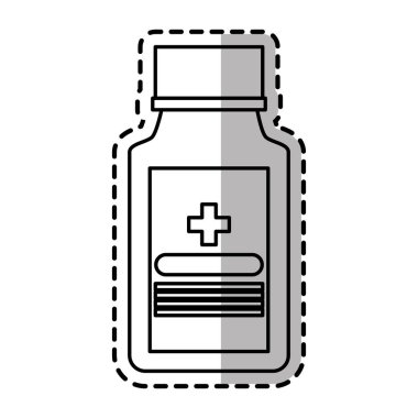 İzole tıp kavanoz tasarım