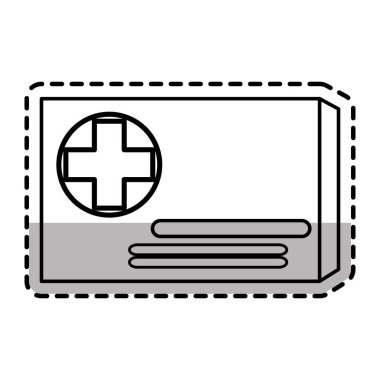 İzole tıbbi geçmişi tasarım