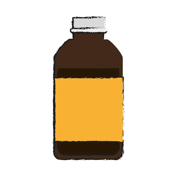 Isolated medicine jar design — Stock Vector