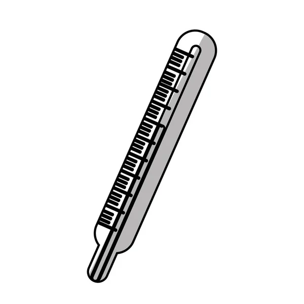 Isolierte Thermometerkonstruktion — Stockvektor