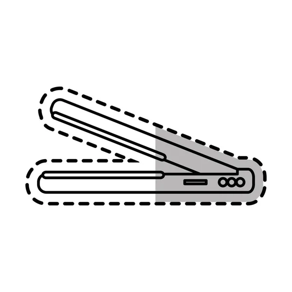 Isolierte Haarbügelkonstruktion — Stockvektor