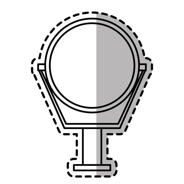 Изолированный дизайн зеркала — стоковый вектор