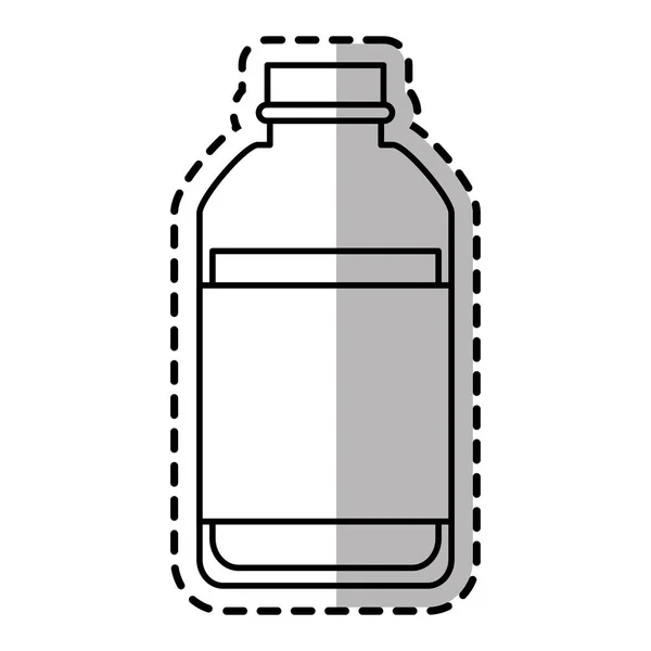 Projeto isolado frasco medicina — Vetor de Stock
