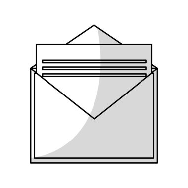 İzole e-posta zarf tasarım