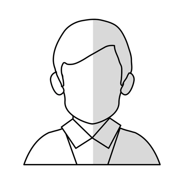 Isolerade avatar man design — Stock vektor