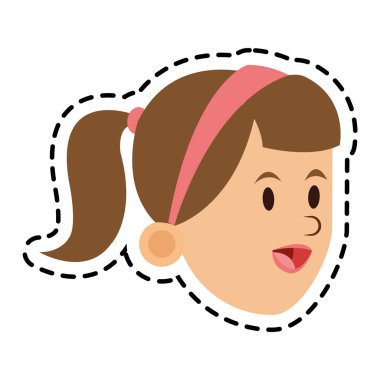 İzole kadın tasarım