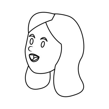 İzole kadın tasarım