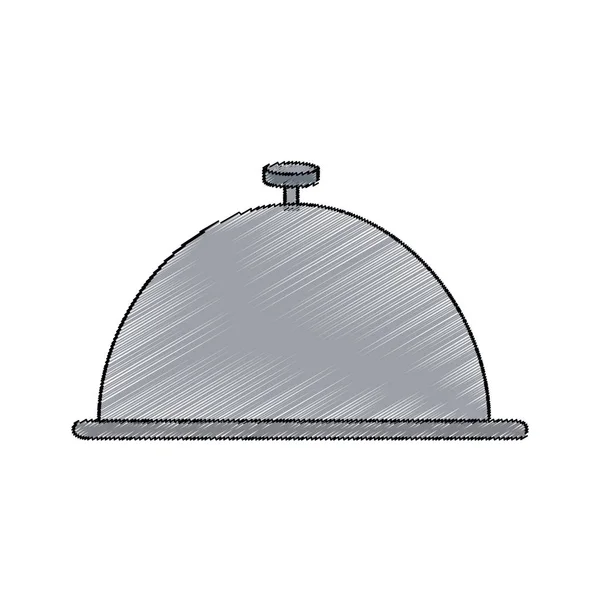 Diseño de cloche aislado — Archivo Imágenes Vectoriales