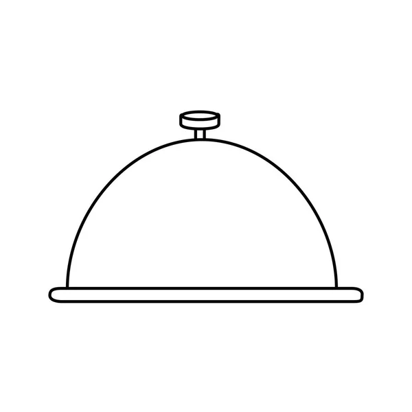 Desenho isolado de cloche — Vetor de Stock