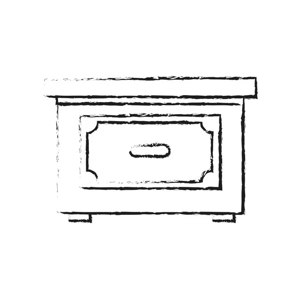 Mesa isolada de design de madeira —  Vetores de Stock