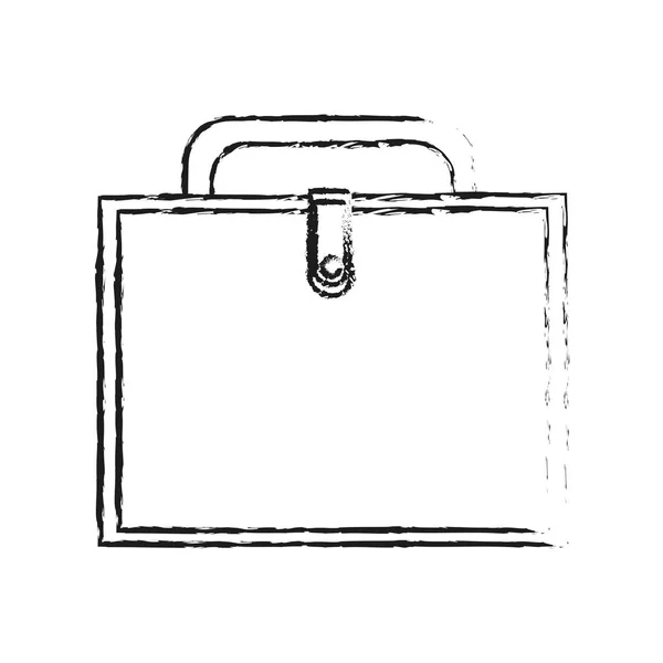 Conception de valise isolée — Image vectorielle