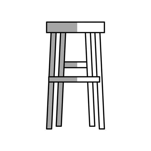 Σχεδίαση απομονωμένες καρέκλα — Διανυσματικό Αρχείο