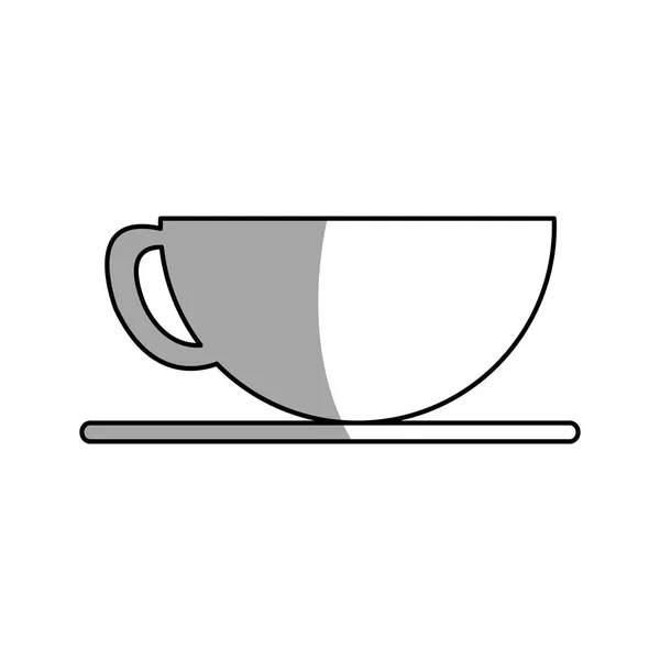 Isolierte Kaffeetasse Design — Stockvektor