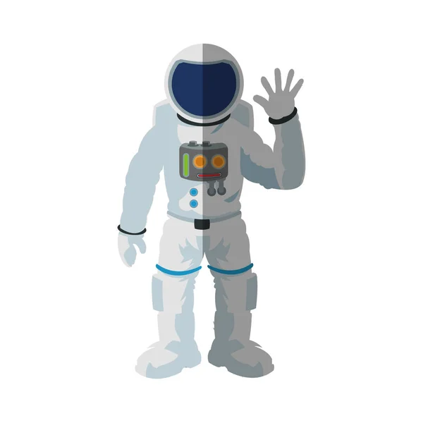stock vector Isolated astronaut cartoon design