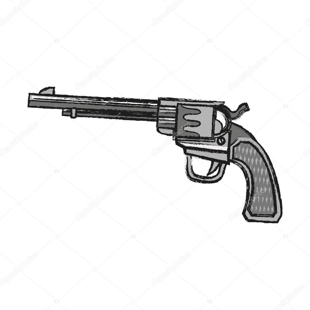 Download Isolated gun design — Stock Vector © jemastock #133396206