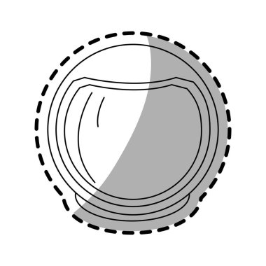 İzole astronot kask tasarım