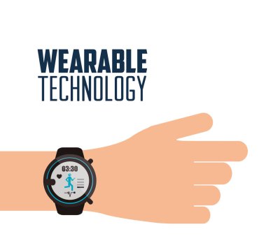 smartwatch giyilebilir teknoloji ile el