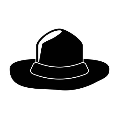 Kanada şapka polis tasarım piktogram monte