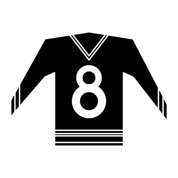 加拿大泽西曲棍球冰图形象形图 — 图库矢量图片