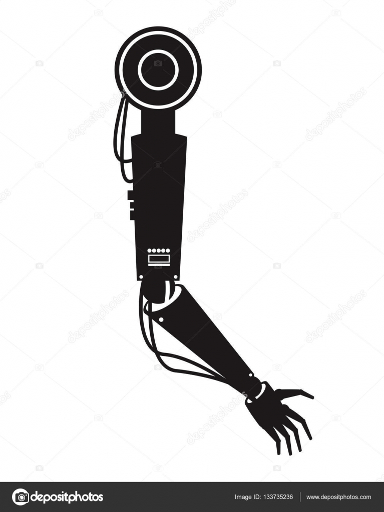 Silhouette Industrial Robot Arm Industry Factory Vector Image By C Jemastock Vector Stock Silhouette Industrial Robot Arm Industry Factory Vector Image By C Jemastock Vector Stock