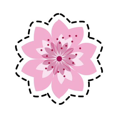 İzole çiçek dekorasyon