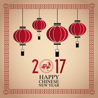 kart Çin yeni yılı 2017