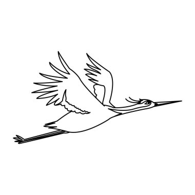 İzole Çin kuş tasarım