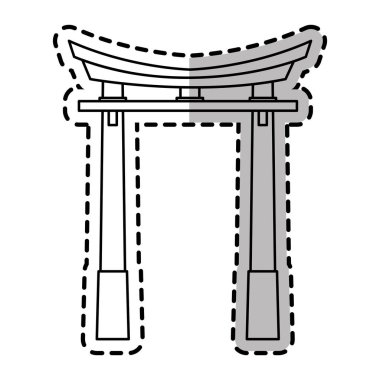 İzole Çin arch tasarım