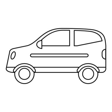 hatchback araba araç yan sayfa düzeni görünümü