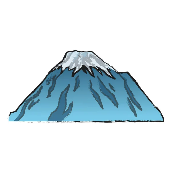 孤立的中国山设计 — 图库矢量图片