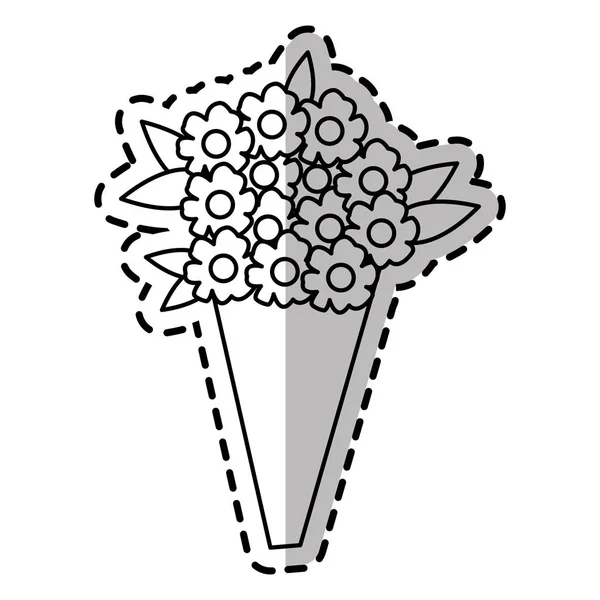 Дизайн ізольованих квітів — стоковий вектор