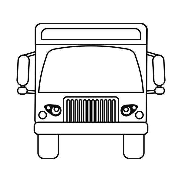 Cargaison camion plan d'affaires commercial — Image vectorielle