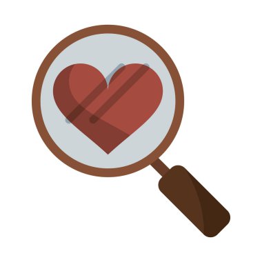 kalp aşk Büyüteç arama simgesi