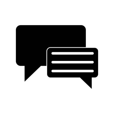 siluet kabarcık konuşma ileti tartışma