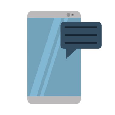 gri smartphone kabarcık ile konuşmak medya iletişim