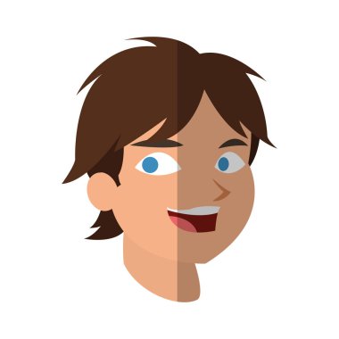 İzole çocuk karikatür tasarım