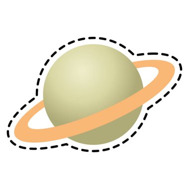 İzole planet tasarım