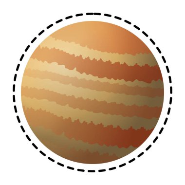 İzole planet tasarım