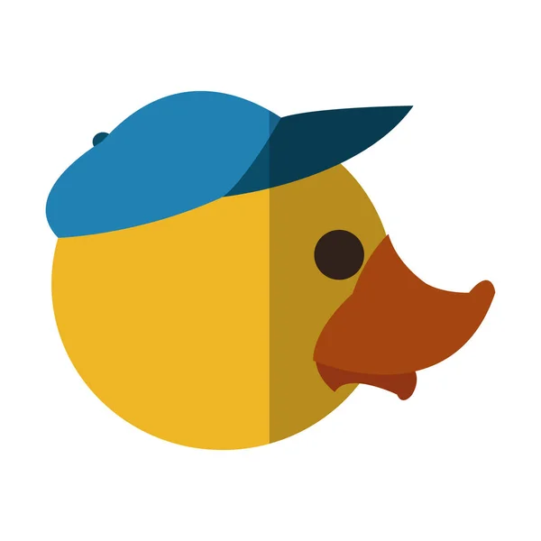 Isolerade leksak duck cartoon design — Stock vektor