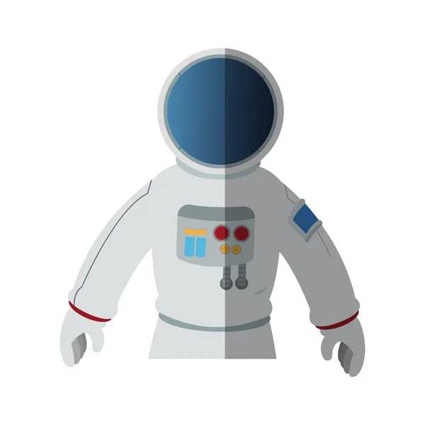 Geïsoleerde astronaut ontwerp — Stockvector