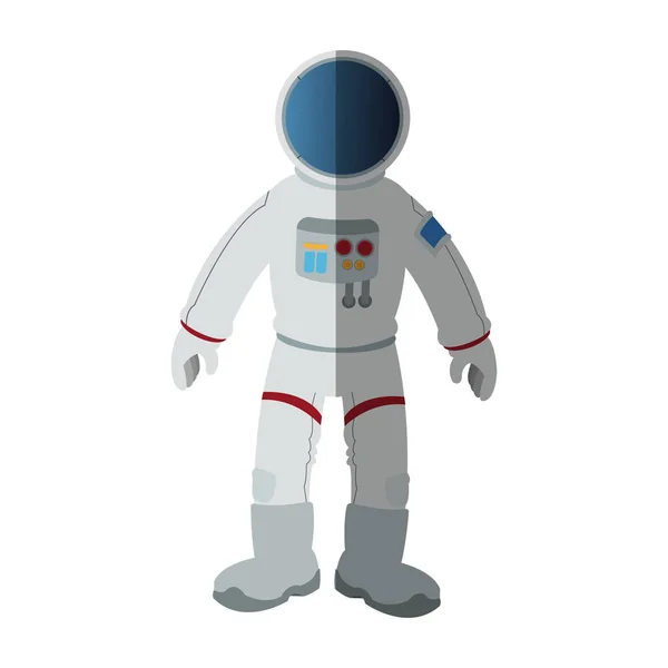 Geïsoleerde astronaut ontwerp — Stockvector