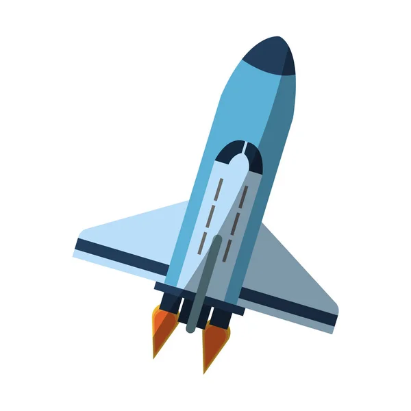 Isolerade rocket design — Stock vektor