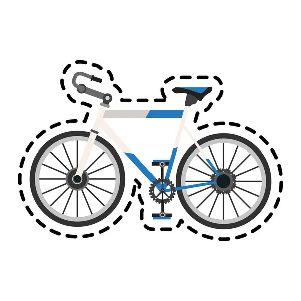 Isolerade cykel fordonens konstruktion — Stock vektor