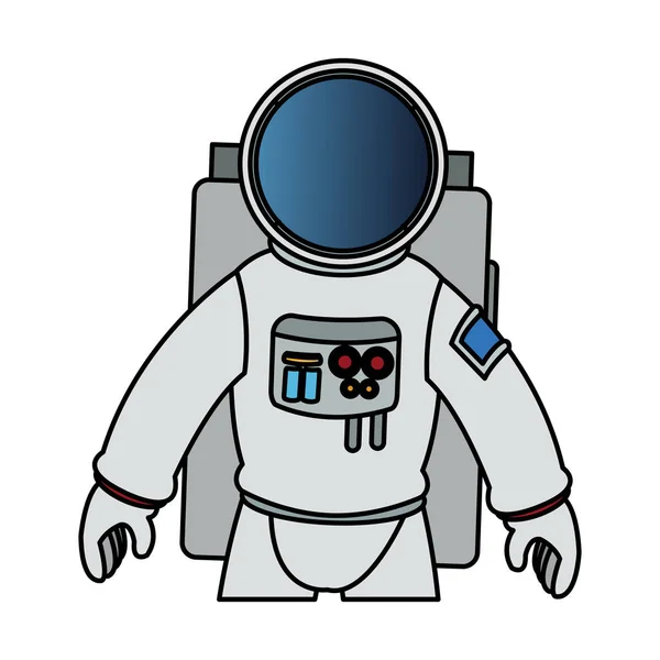 Isolierte Astronautenkonstruktion — Stockvektor