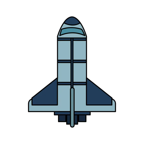 İzole roket tasarım — Stok Vektör