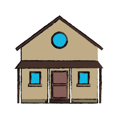 Çizim ailesi ev kırsal