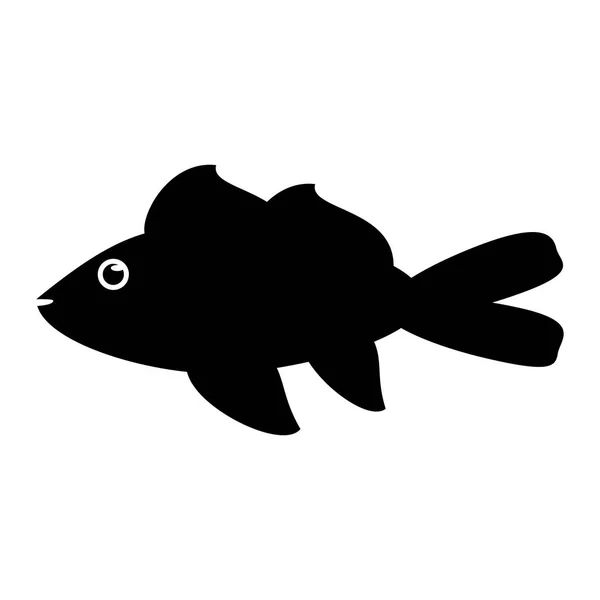Isolerade fisk djur-tecknad serie design — Stock vektor