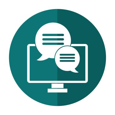 bilgisayar konuşma iletişim kabarcık konuşma gölge